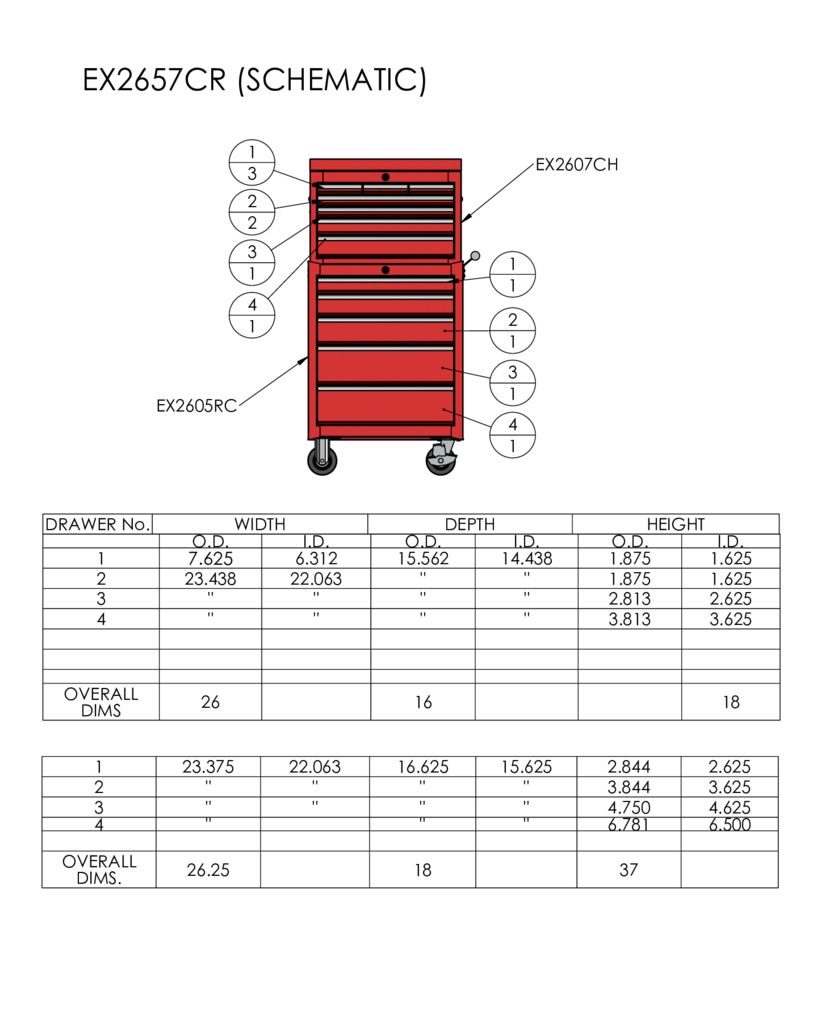 thumbnail of EX2657CR (SCHEMATIC)