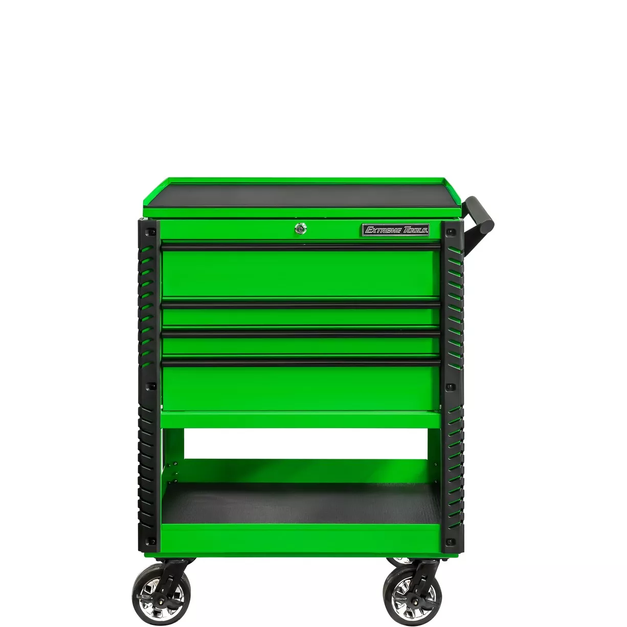 Extreme Tools 33" 4 Drawers Deluxe Tool Cart with Pry Bar Holders - Image 19
