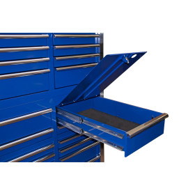Alternative view of 72" 38 Drawers Professional Roller Cabinet, Top Chest & Side Cabinet Combo