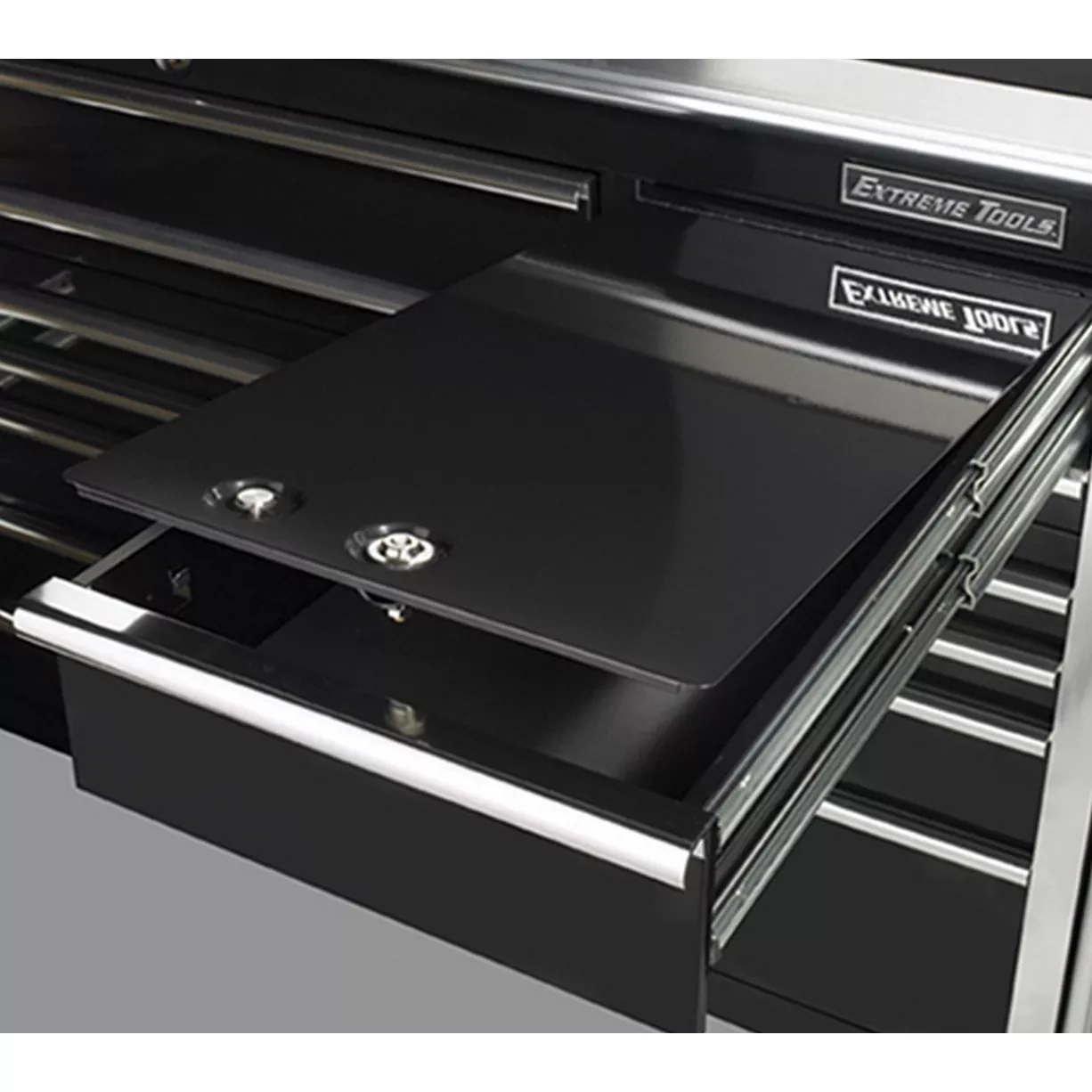 72" 17 Drawers Professional Roller Cabinet & Extreme Power Workstation Hutch Combo - Image 10
