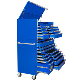 Alternative view of Extreme Tools 55" 20 Drawers Roller Cabinet and Tool Chest Combo – Black Friday SALE