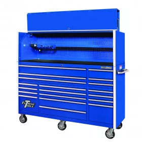 72" Roller Cabinet with Tool Hutch