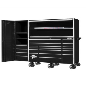 72" Roller Cabinet with Hutch and Side Locker
