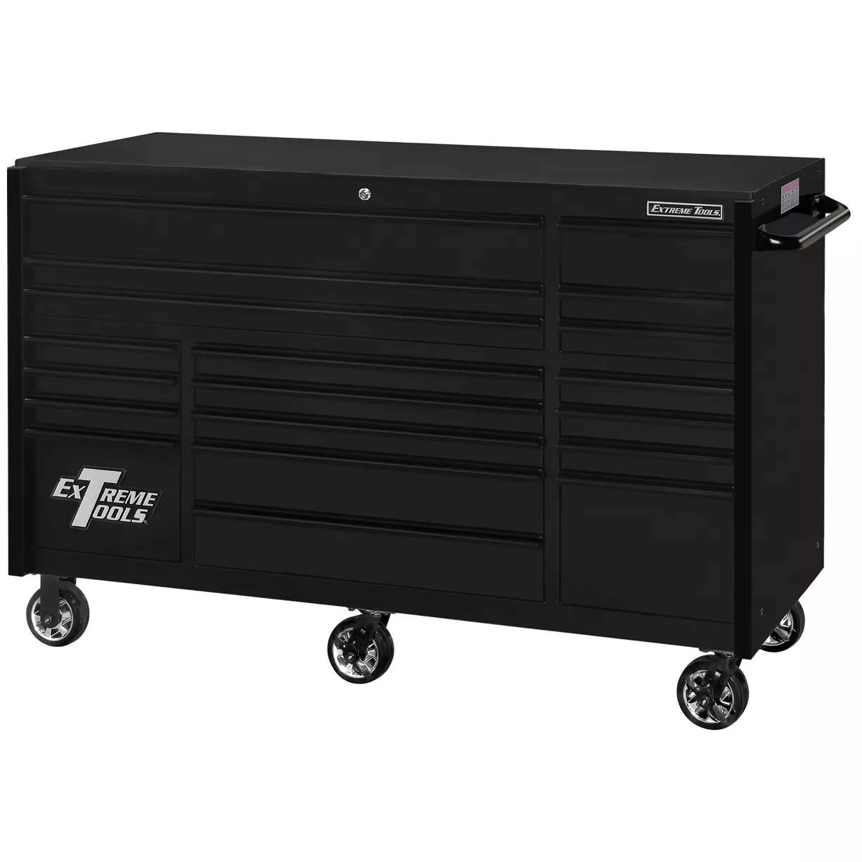 Extreme Tools RX Series 72" 19 Drawers 25" Deep Roller Cabinet, 150 lbs. Slides - Image 21