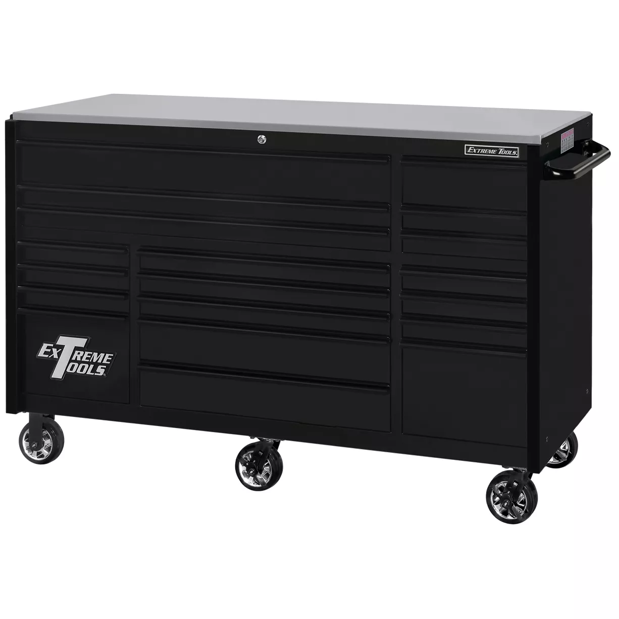 Extreme Tools RX Series 72" 19 Drawers 25" Deep Roller Cabinet, 150 lbs. Slides - Image 19