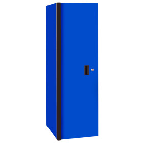 Extreme Tools® RX Series 24”W x 30”D 3 Drawer and 3 Shelf Side Locker - Blue - Black