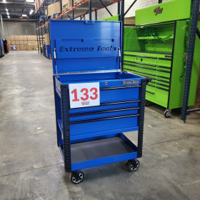 Alternative view of Scratch & Dent - Extreme Tools 33" 4 Drawers Deluxe Tool Cart with Pry Bar Holders