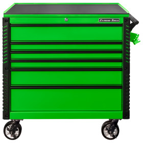 Alternative view of Extreme Tools 41" 6-Drawer Deluxe Tool Cart with Pry Bar Holders And Flip Top