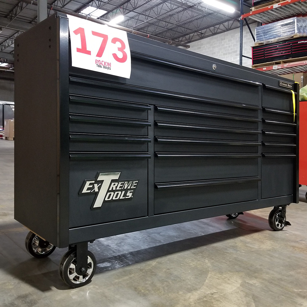 72 x 30 Triple Bank Roller Cabinet, with 19 Drawers - Rockin Toolboxes