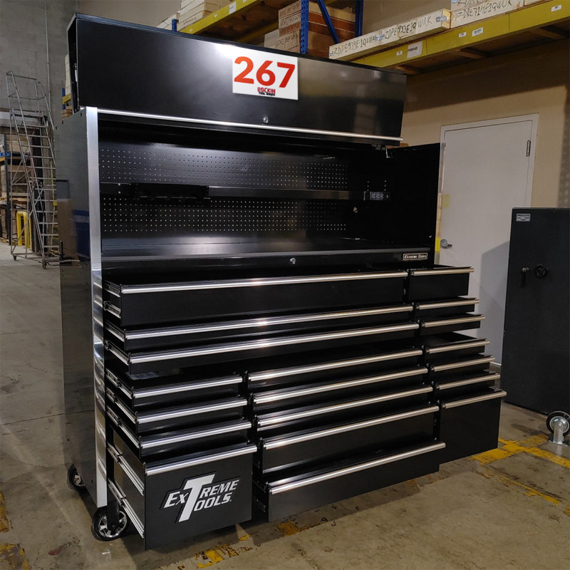 Showroom Demo 72" 19 Drawers Roller With Tool Hutch Combo