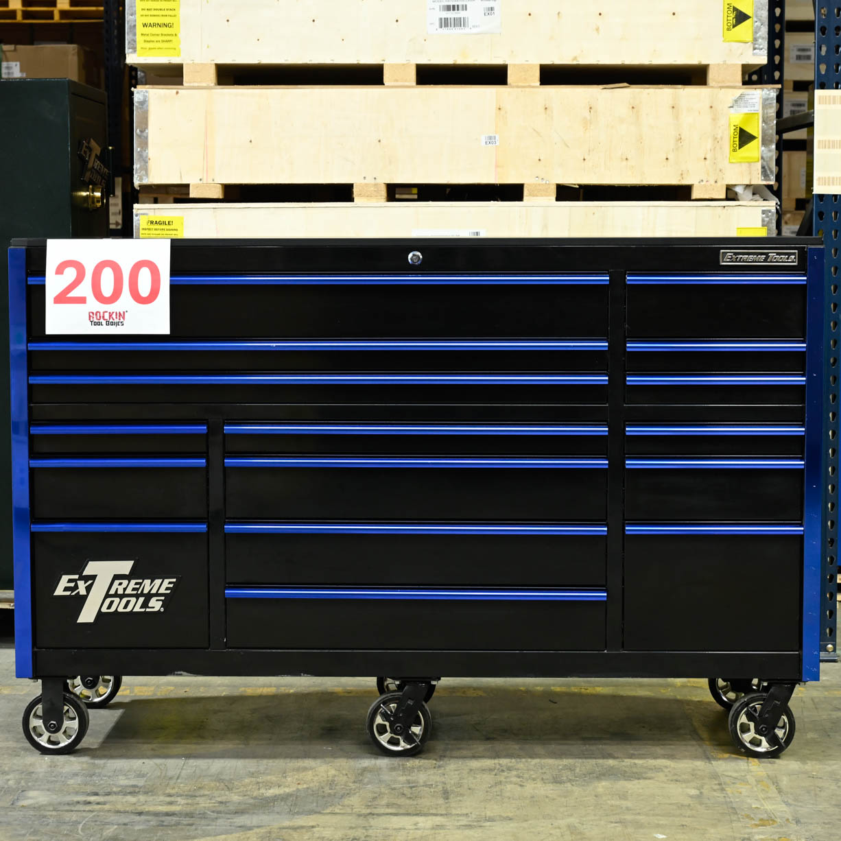 Scratch and Dent SD200-RX722519RCBKBL-X - Black Blue - RockinToolboxes-02