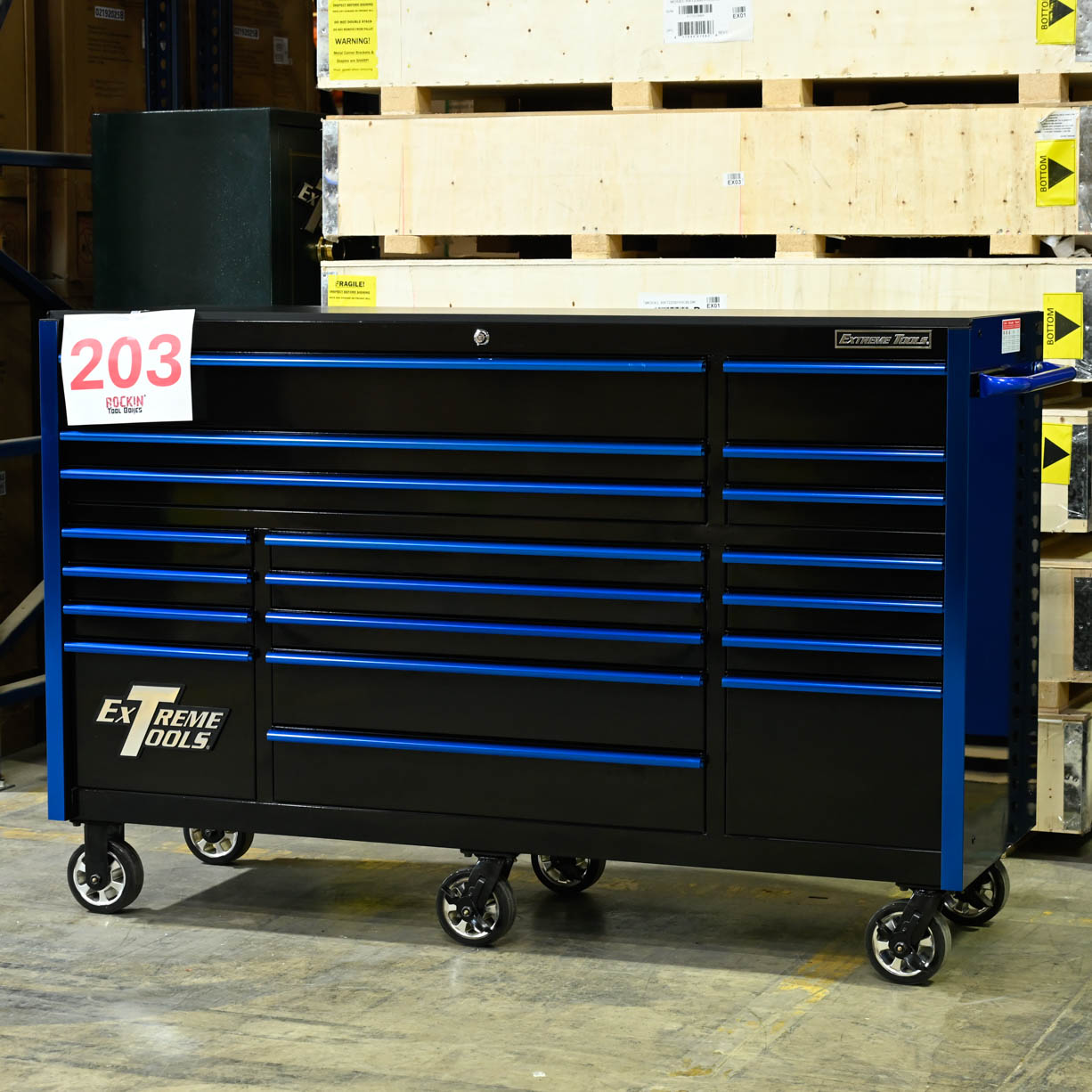 Scratch and Dent SD203-RX722519RCBKBL-X - Black Blue - RockinToolboxes-04