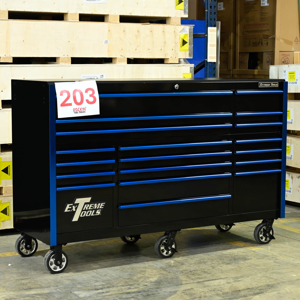 Scratch and Dent SD203-RX722519RCBKBL-X - Black Blue - RockinToolboxes-07