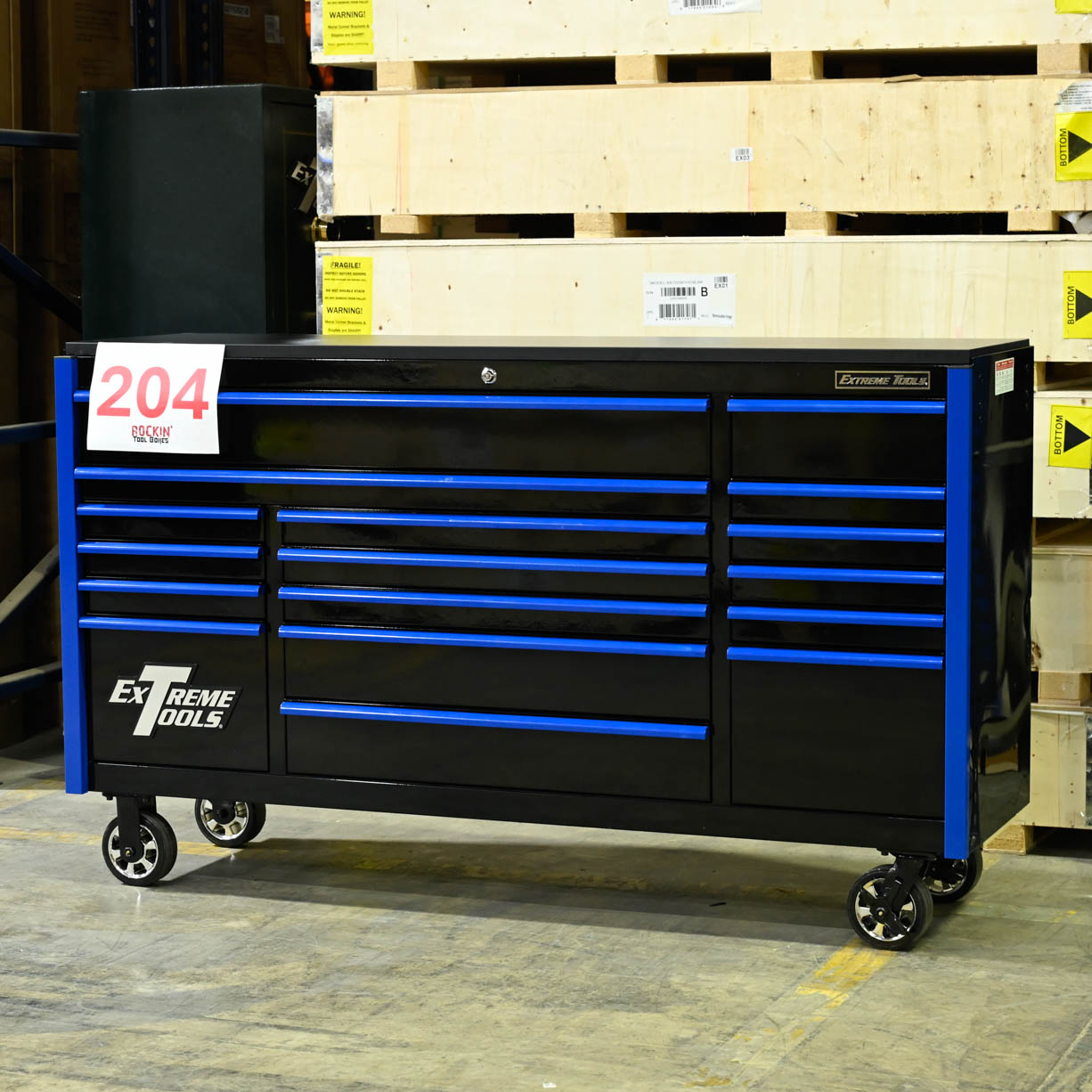 Scratch and Dent SD204-DX722117RCBKBL Black Blue - RockinToolboxes-17