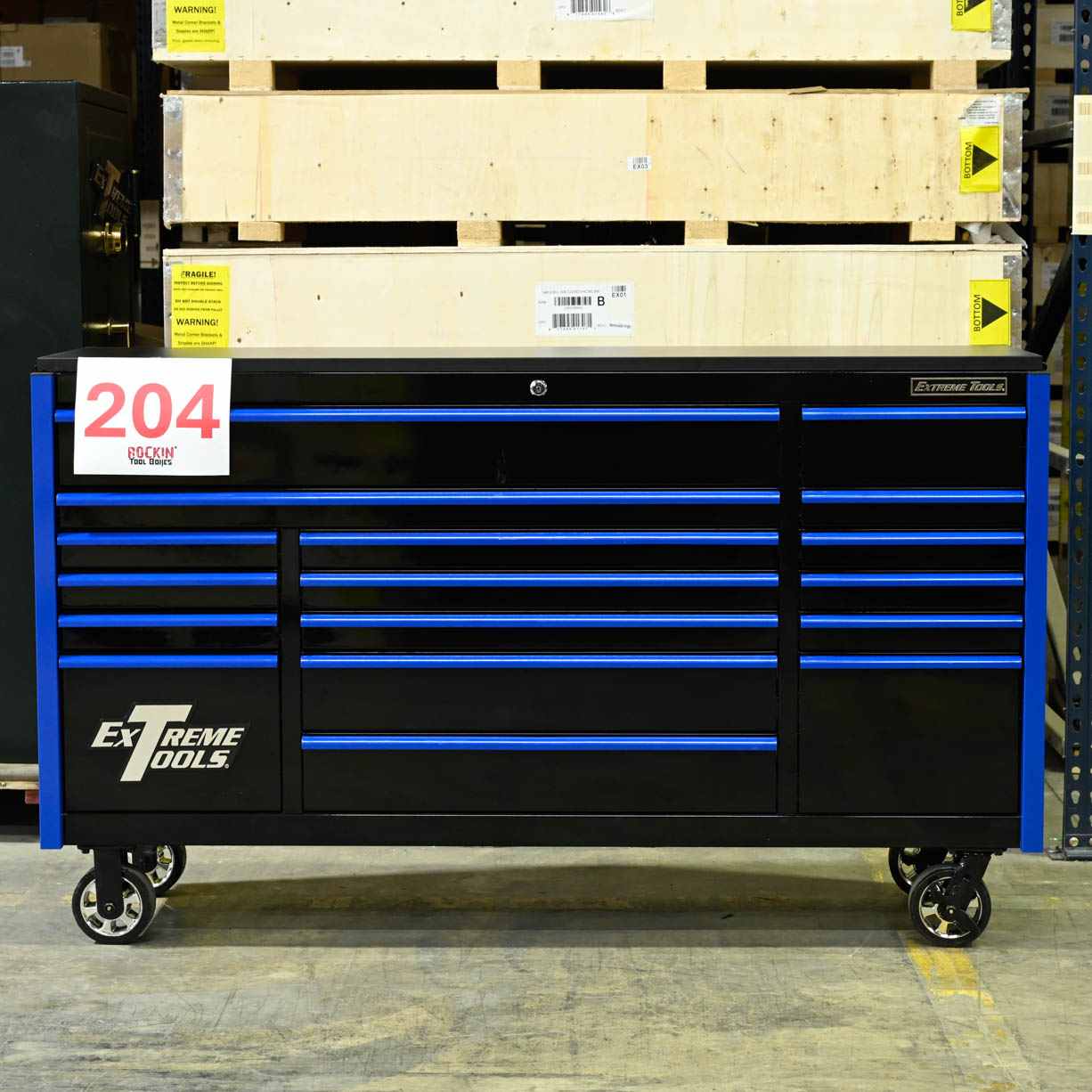 Scratch and Dent SD204-DX722117RCBKBL Black Blue - RockinToolboxes-18