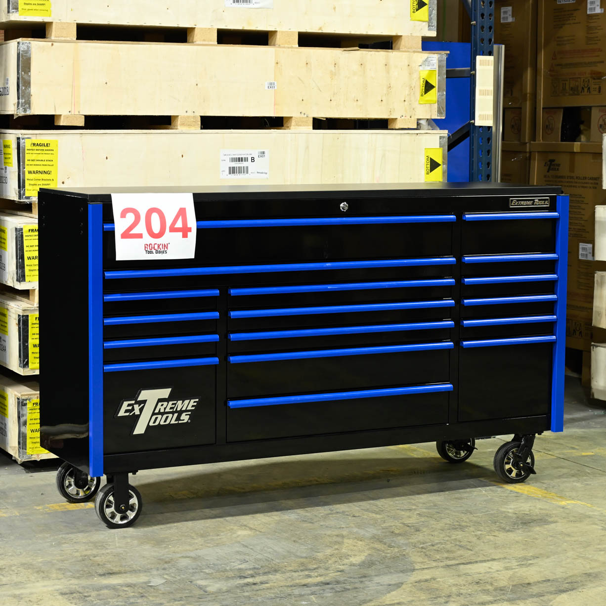 Scratch and Dent SD204-DX722117RCBKBL Black Blue - RockinToolboxes-19