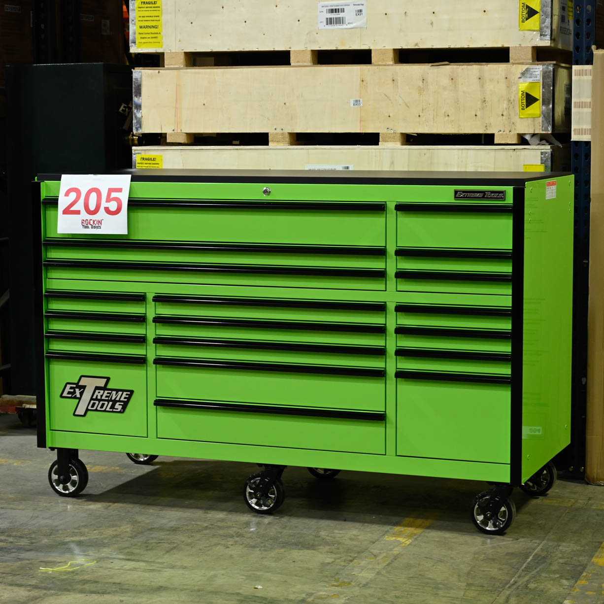 Scratch and Dent SD205-RX723019RCGNBK - Green Black - RockinToolboxes-01