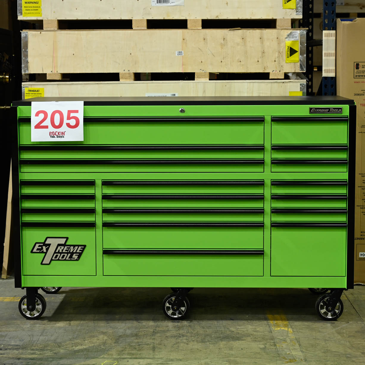 Scratch and Dent SD205-RX723019RCGNBK - Green Black - RockinToolboxes-02