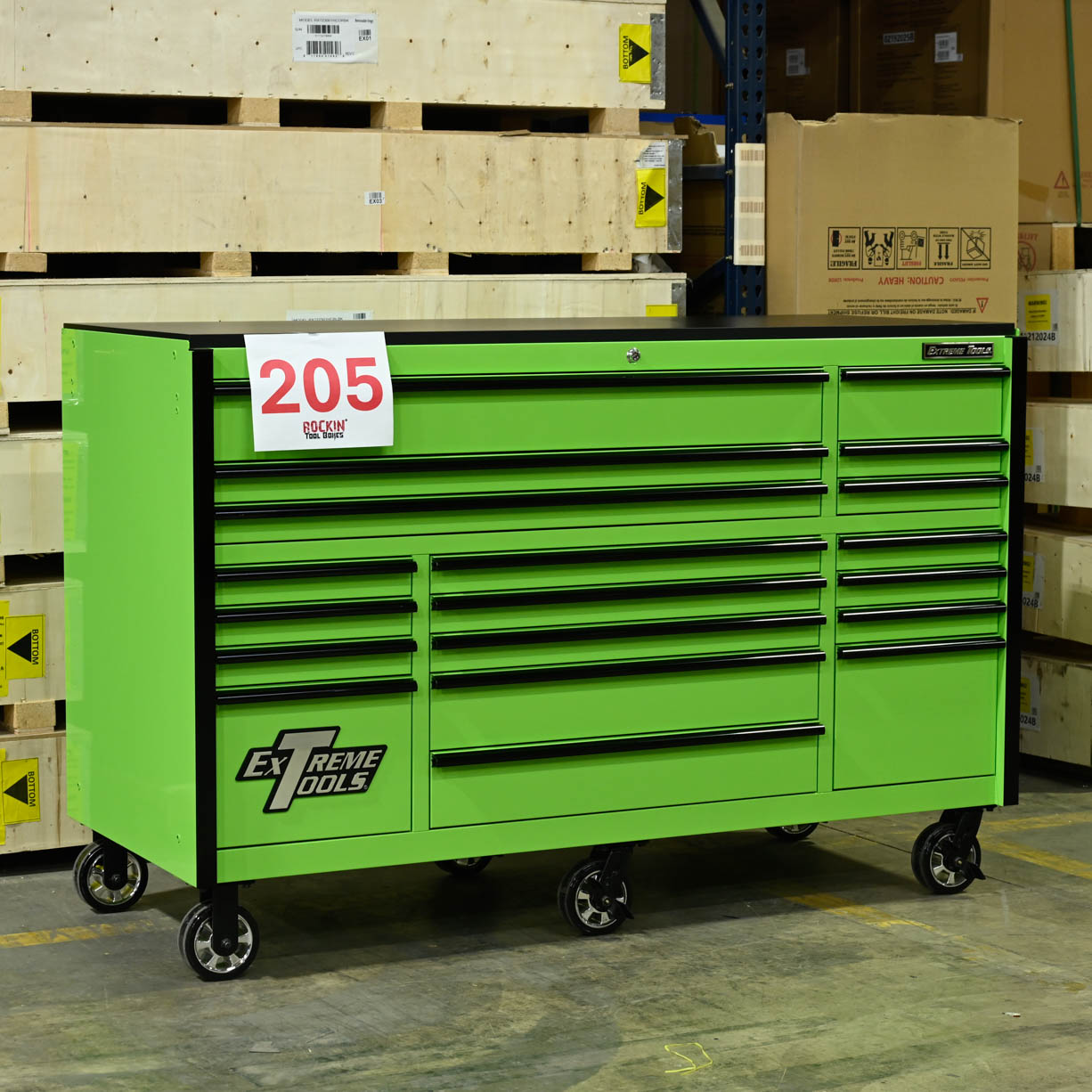 Scratch and Dent SD205-RX723019RCGNBK - Green Black - RockinToolboxes-03