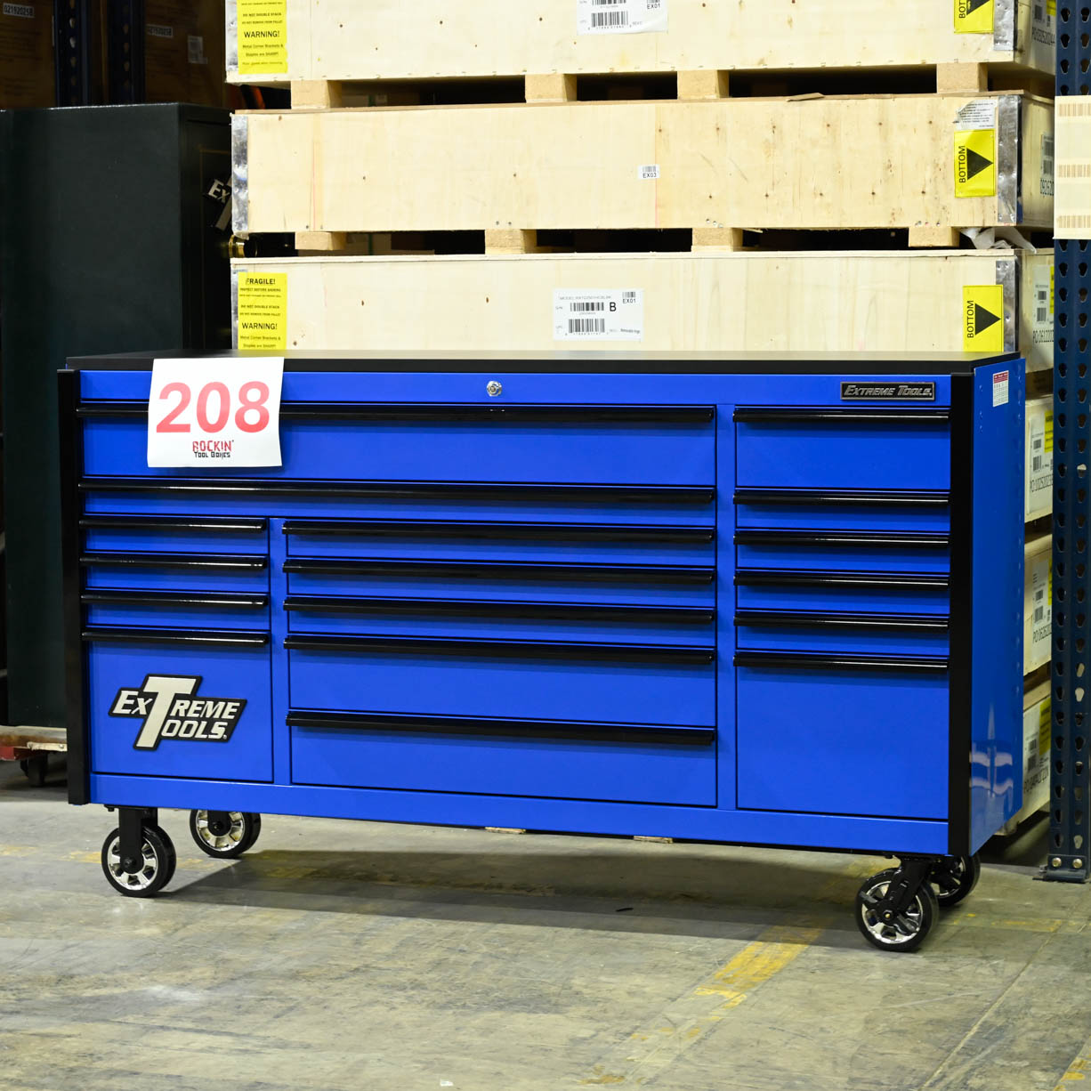 Scratch and Dent SD208-DX722117RCBLBK - Blue Black - RockinToolboxes-02