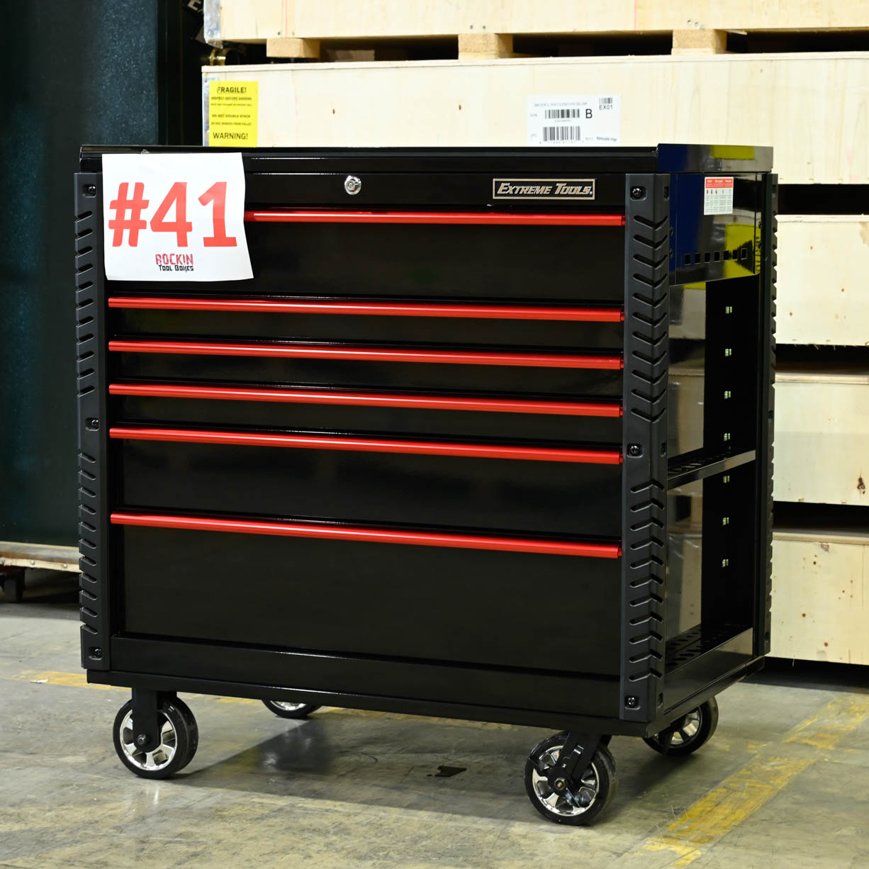 Scratch and Dent SD41-EX4106TCBKRD - Black Red - RockinToolboxes-01