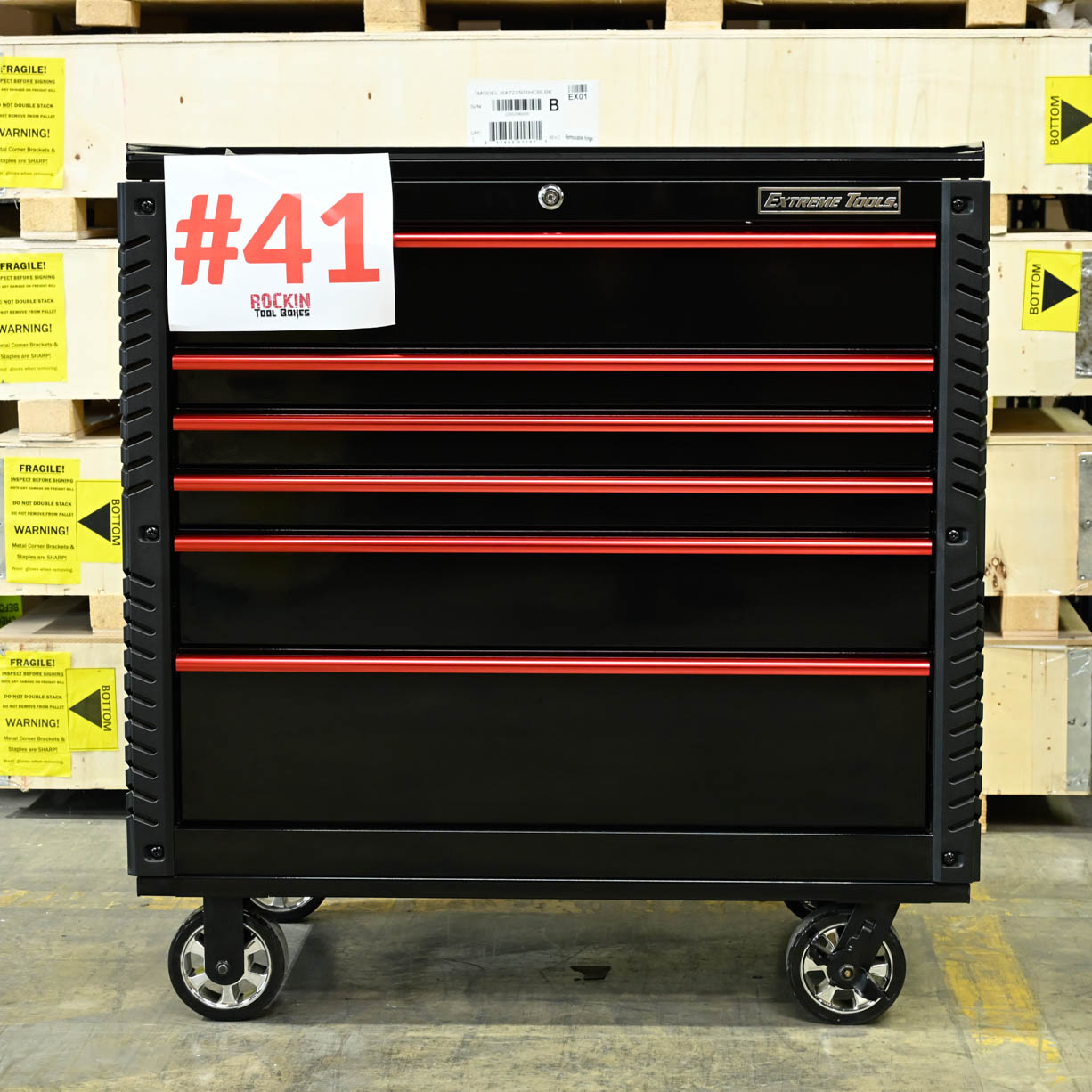 Scratch and Dent SD41-EX4106TCBKRD - Black Red - RockinToolboxes-03